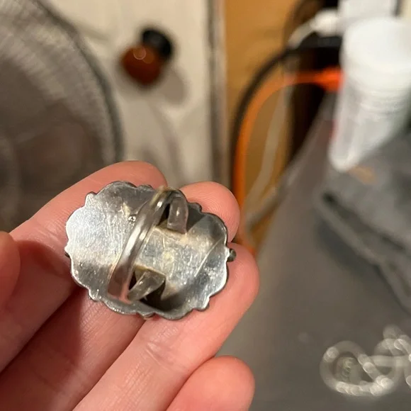 Turquoise Silver Ring - Picture 2 of 2